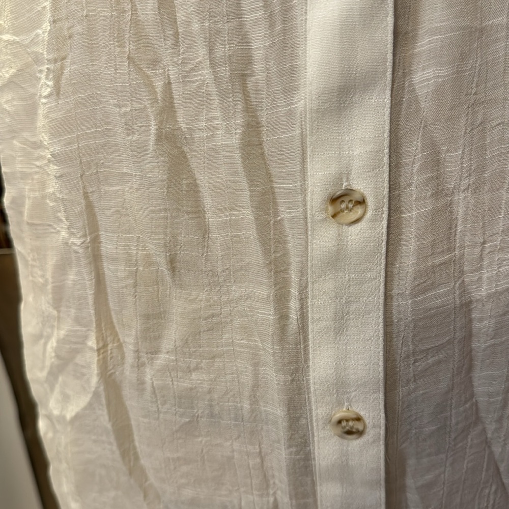 Alyx Sheer White Tunic Button Up NWT - Picture 3 of 8